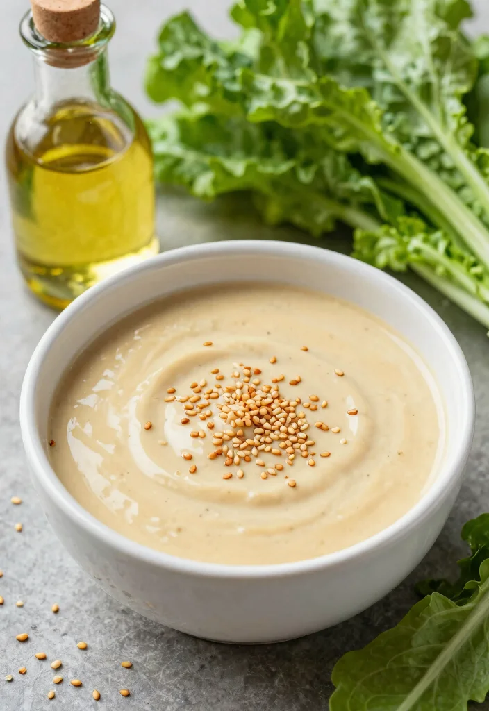20 Thai Peanut Salad Dressing Recipes (Creamy & Rich) - 11. Thai Peanut Dressing with Sesame 1