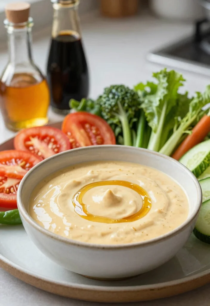 20 Thai Peanut Salad Dressing Recipes (Creamy & Rich) - 13. Thai Peanut Dressing with Honey & Soy 1