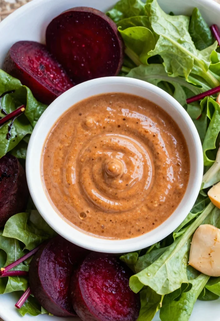 20 Thai Peanut Salad Dressing Recipes (Creamy & Rich) - 17. Balsamic Thai Peanut Dressing 1