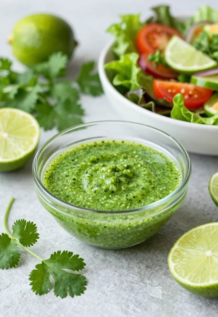 20 Thai Salad Dressing Recipes (5-Minute Prep) - 6. Cilantro-Lime Dressing 1
