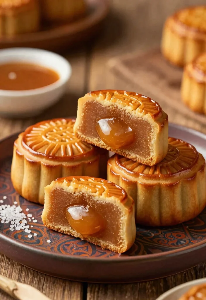 20 Types of Chinese Moon Cakes (Traditional & Modern) - 16. Caramel Moon Cake 1