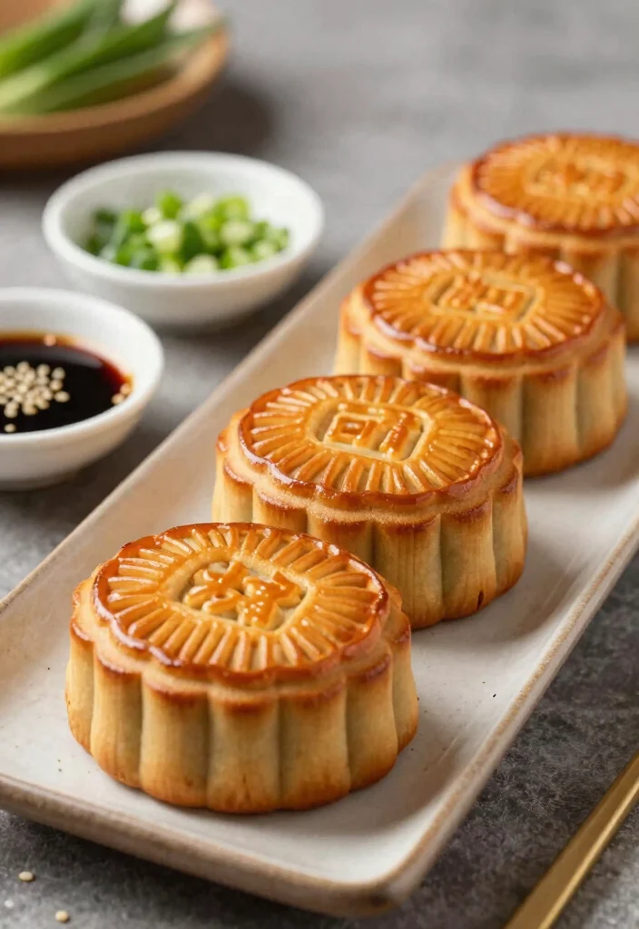 20 Types of Chinese Moon Cakes (Traditional & Modern) - 18. Crispy Skin Moon Cake 1