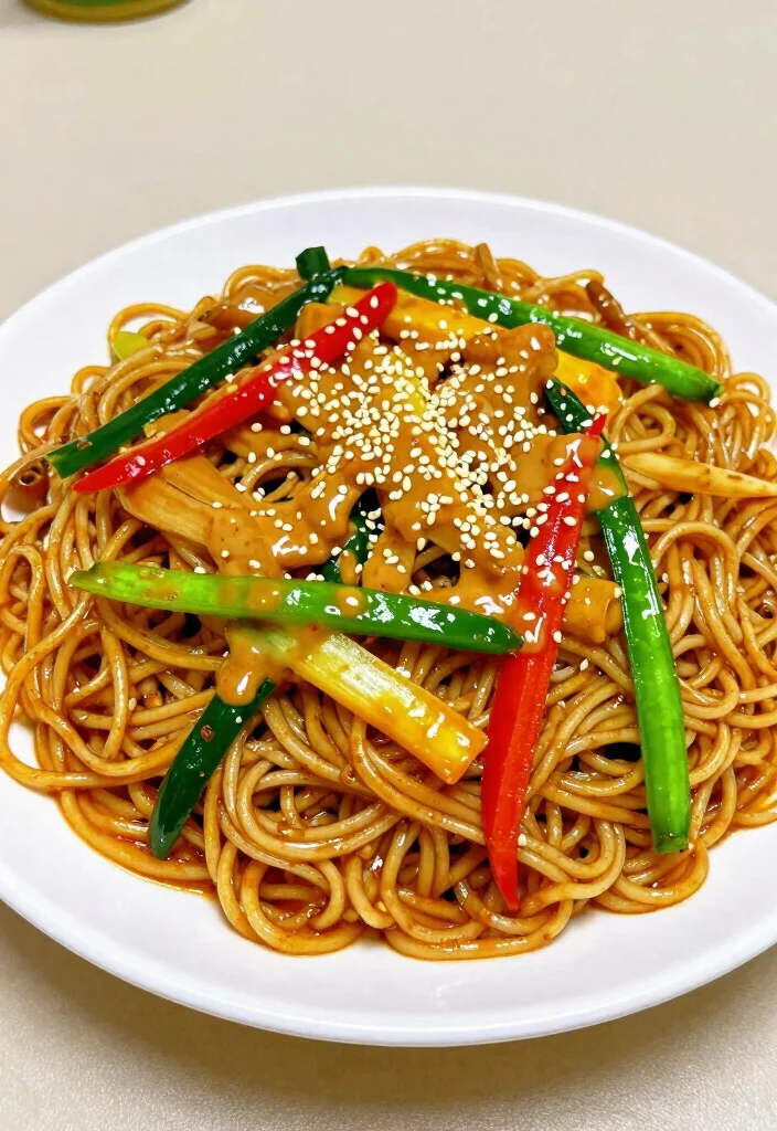 20 Vegan Chinese Snack Recipes: Street Food Classics - 16. Vegan Szechuan Noodles 1