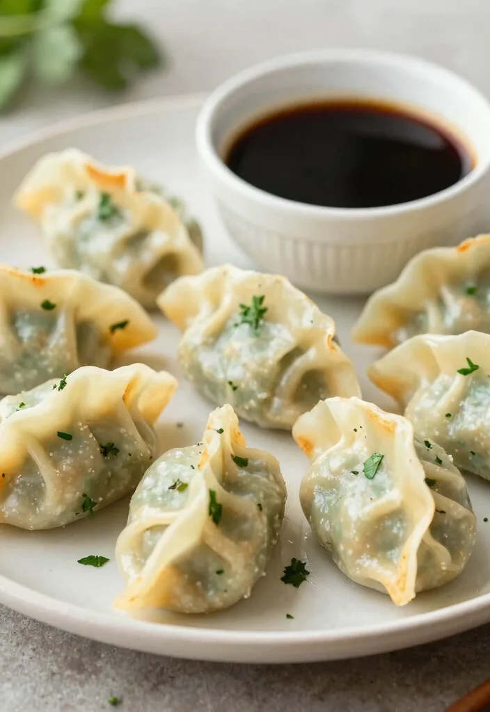 20 Vegan Chinese Snack Recipes: Street Food Classics - 19. Vegan Wontons 1