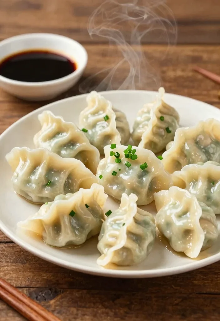 20 Vegan Chinese Snack Recipes: Street Food Classics - 3. Vegan Dumplings with Chive Filling 1