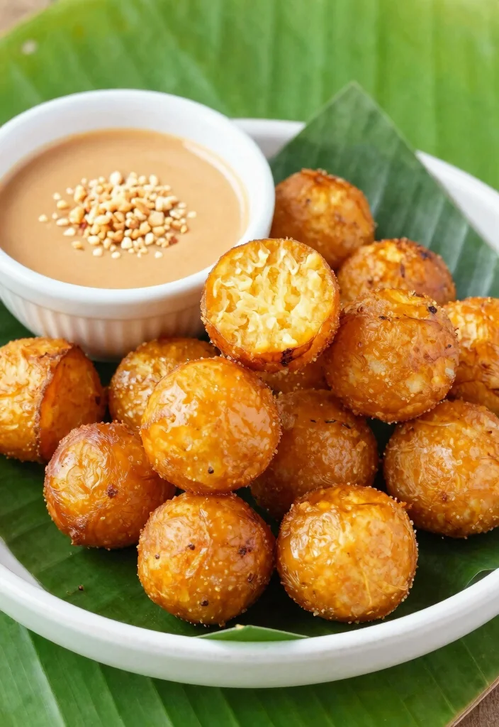 20 Vegan Chinese Snack Recipes: Street Food Classics - 5. Sweet Potato Balls 1