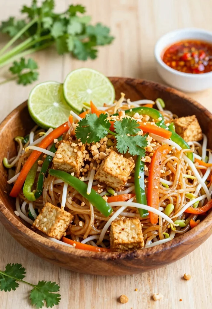 20 Vegan Pad Thai Recipes (Plant-Based Perfection) - 1. Classic Vegan Pad Thai 1