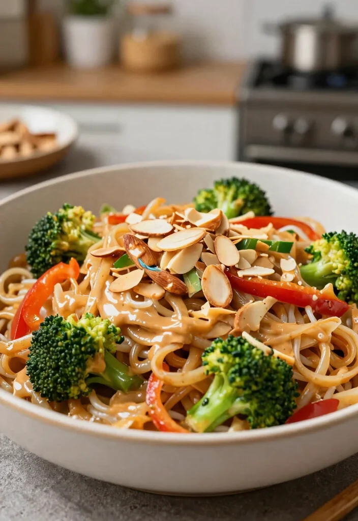 20 Vegan Pad Thai Recipes (Plant-Based Perfection) - 17. Almond Butter Pad Thai 1