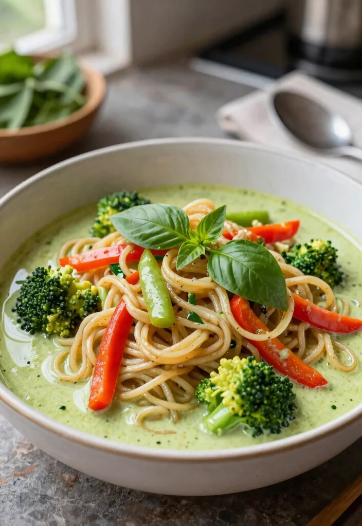 20 Vegan Pad Thai Recipes (Plant-Based Perfection) - 7. Green Curry Pad Thai 1