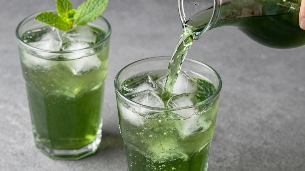 Authentic Thai Green Tea (Refreshing & Smooth) - Step 8: Serve Over Ice 1