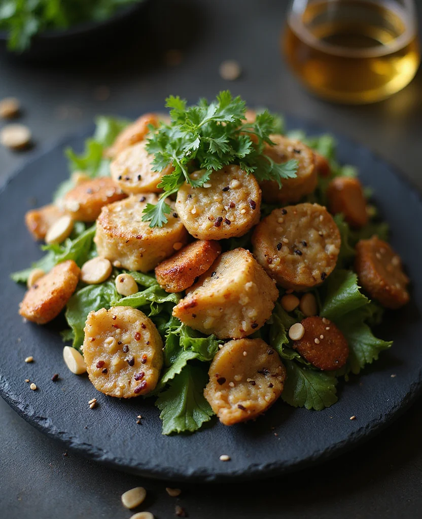 CPK Thai Crunch Salad Copycat (Exact Recipe!) - Step 5: Prepare Toppings 1