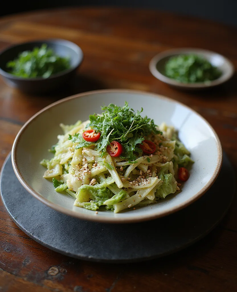 Chinese Cabbage Salad (Crispy, Tangy & Refreshing) - Step 3: Mix the Dressing 1