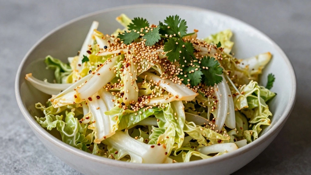 Chinese Cabbage Salad (Crispy, Tangy & Refreshing) - Step 6: Garnish the Salad 1