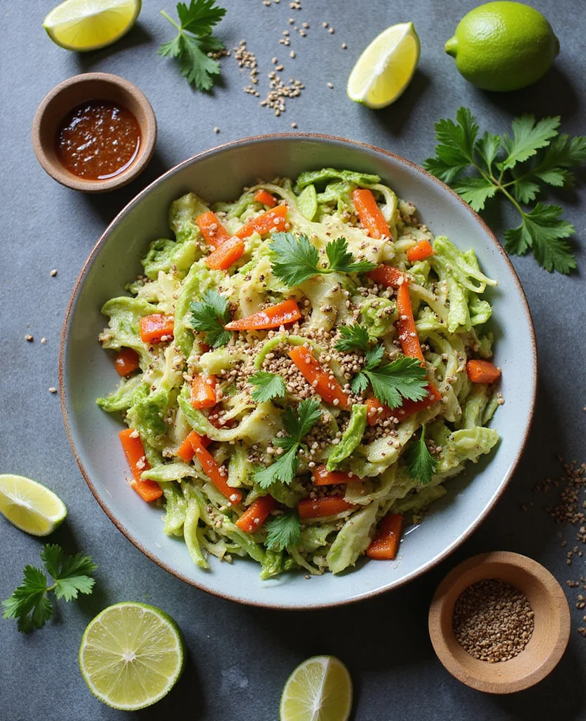 Chinese Cabbage Salad (Sesame Dressing & Crunch) - Step 5: Make the Dressing 1