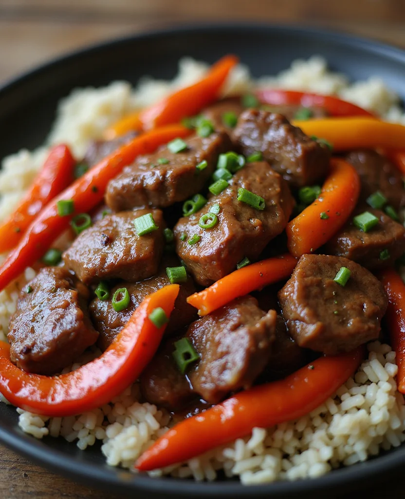 Chinese Pepper Steak (Tender Beef in Savory Sauce) - Step 2: Make the Sauce 1