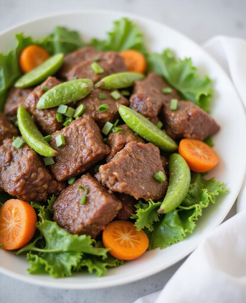 Chinese Pepper Steak (Tender Beef in Savory Sauce) - Step 7: Combine and Sauce 1