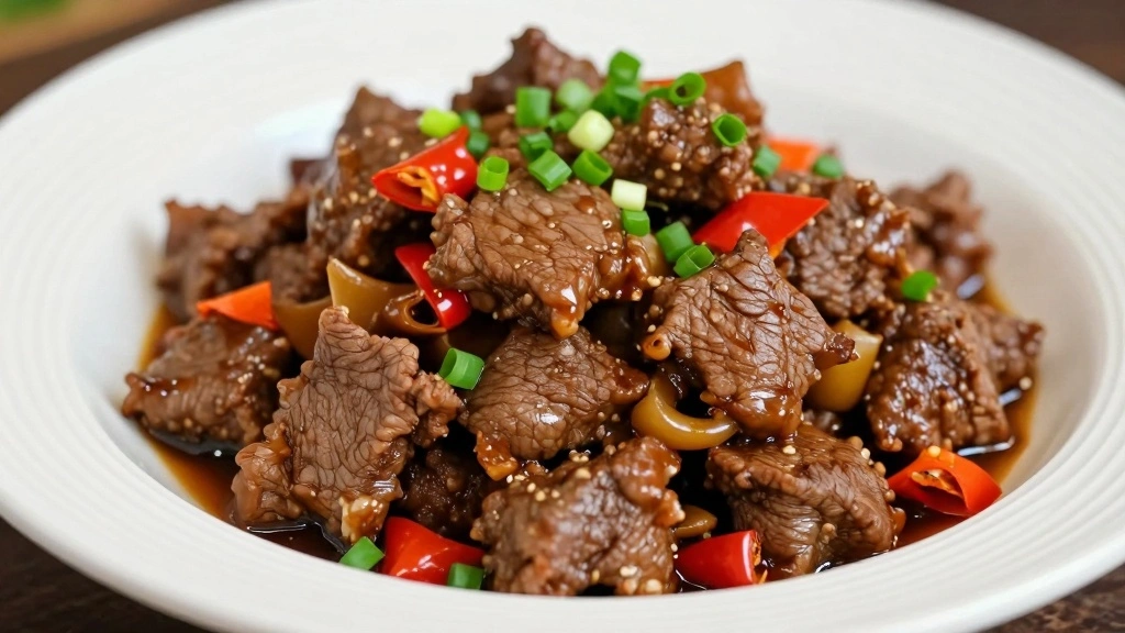 Chinese Pepper Steak (Tender Beef in Savory Sauce) - Step 8: Finish and Serve 1