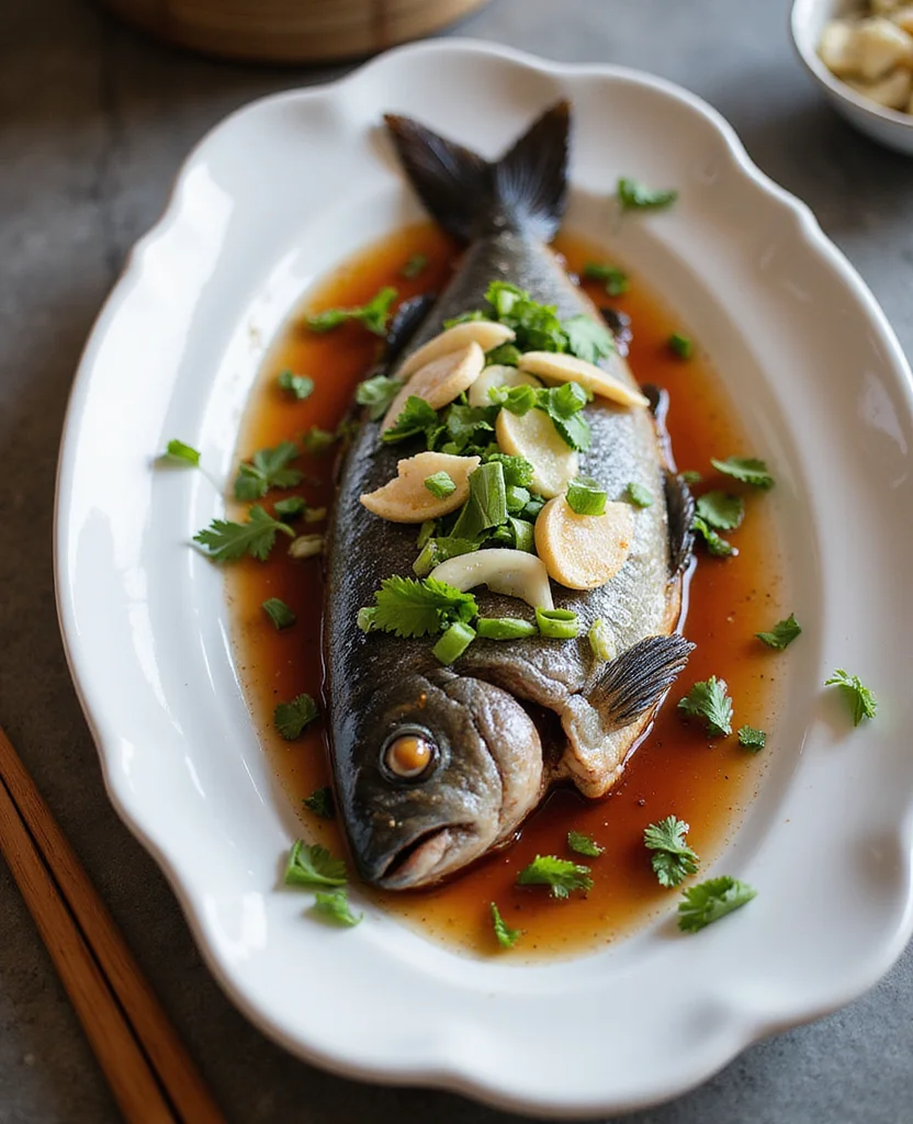 Chinese Steamed Fish (Authentic Cantonese Style) - Step 1: Prepare the Fish 1