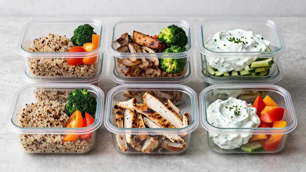 Greek Chicken Bowls Meal Prep (5 Days Fresh) - Step 7: Assemble the Bowls 1