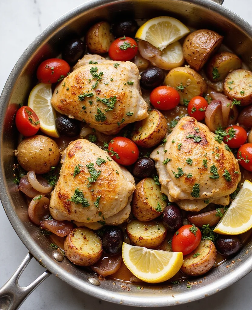 Greek Chicken Dinner (One-Pan Mediterranean) - Step 1: Prepare Ingredients 1