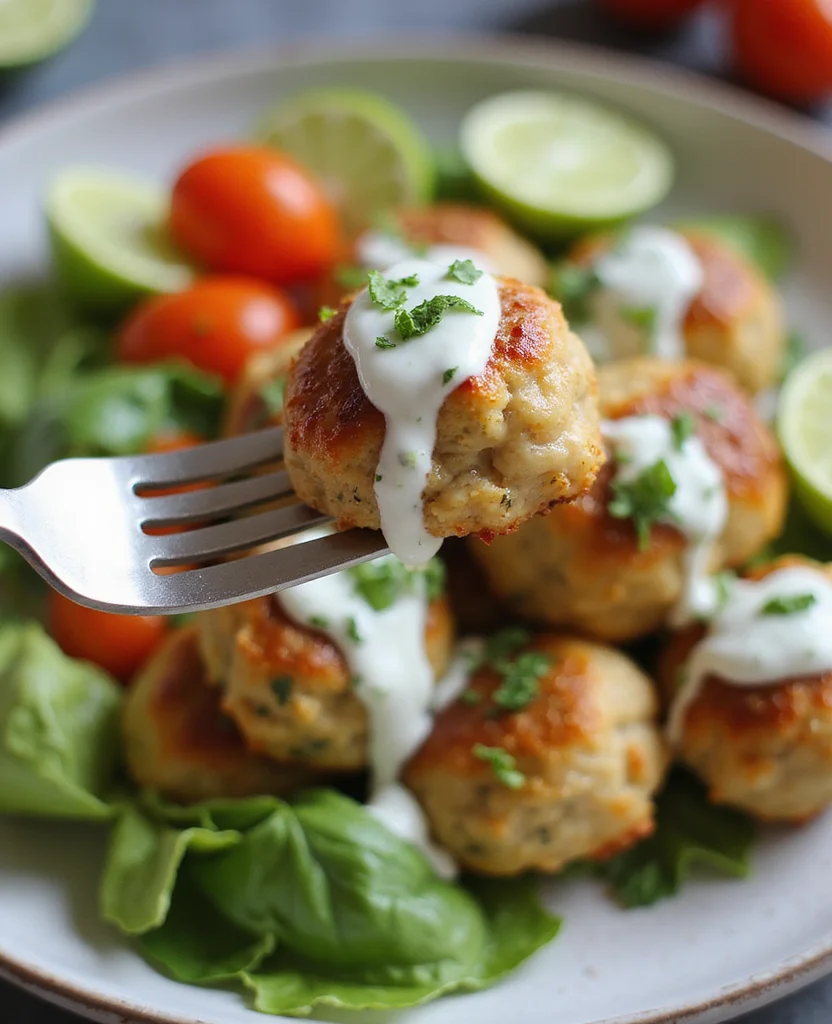 Greek Chicken Meatball Bowls (High Protein) - Step 5: Prepare Sauce 1