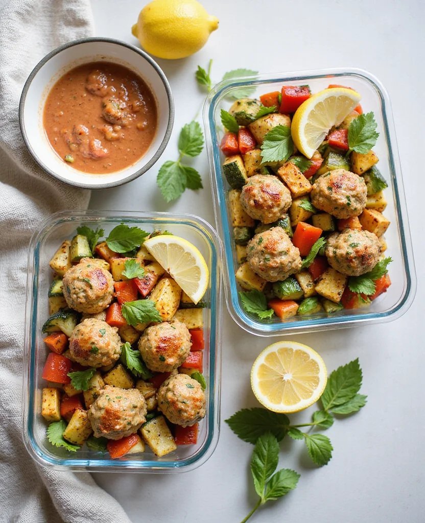 Greek Chicken Meatballs (Juicy & Flavorful) - Step 4: Preheat the Oven 1