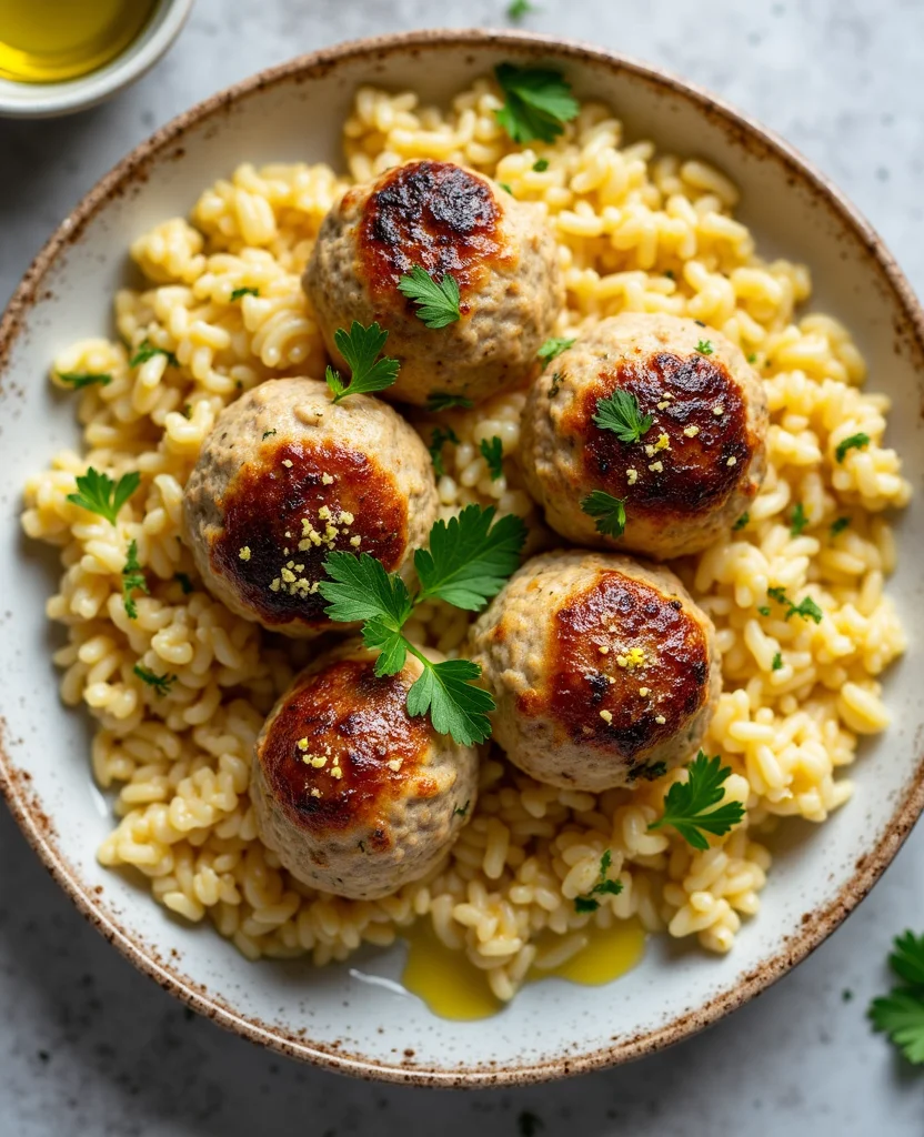 Greek Chicken Meatballs with Lemon Orzo (Citrus Bliss) - Step 1: Prepare Ingredients 1