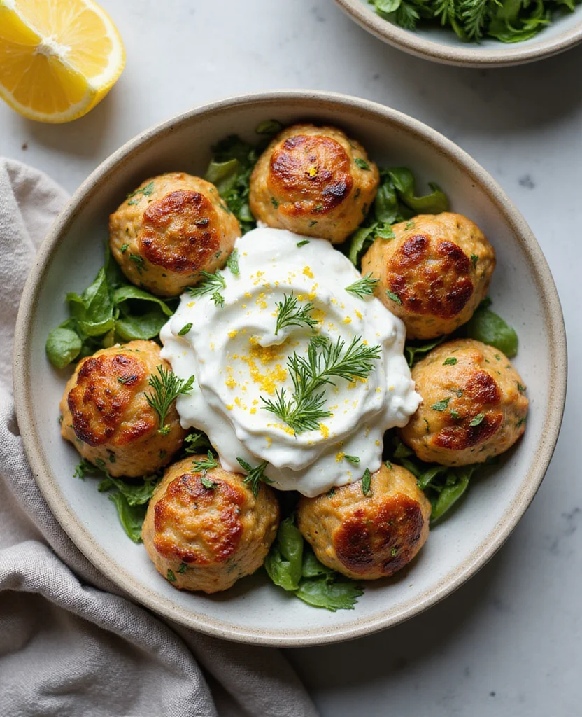 Greek Chicken Meatballs with Tzatziki (Cooling Sauce) - Step 1: Prepare Ingredients 1