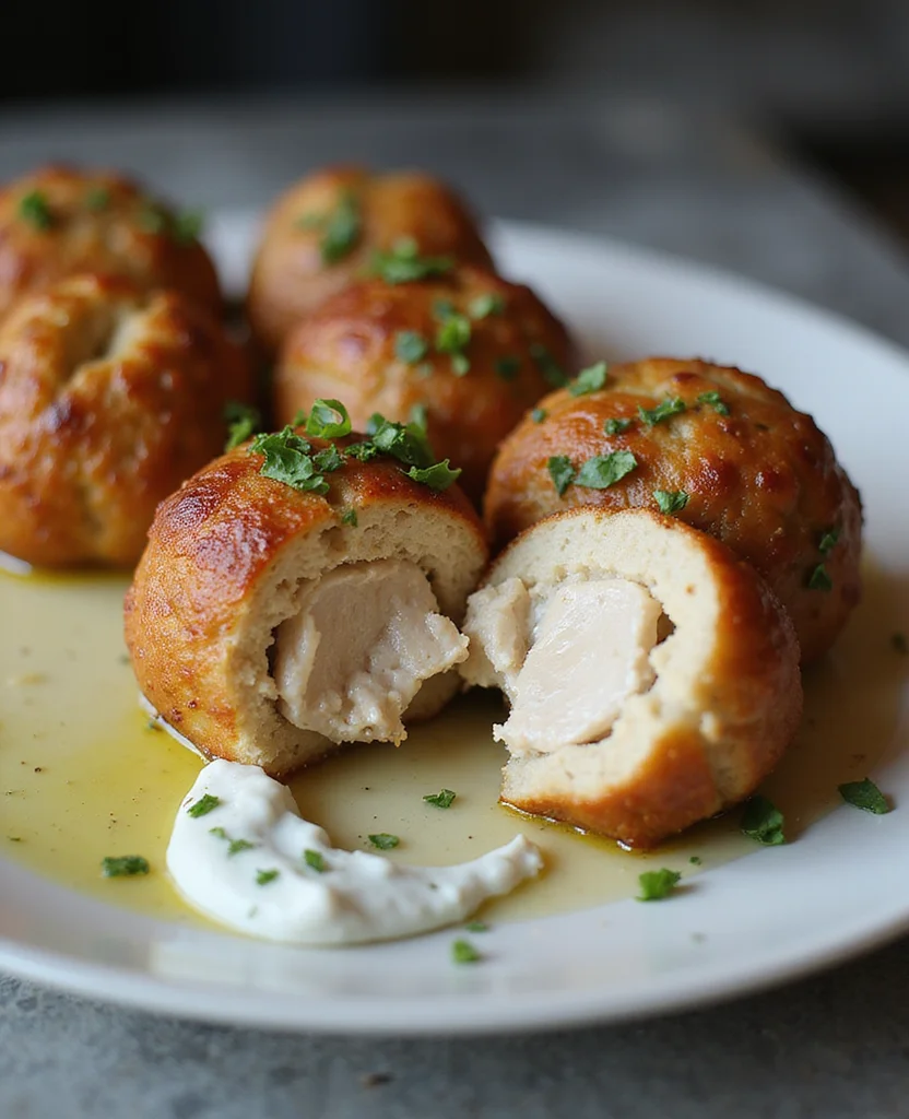 Greek Chicken Meatballs with Tzatziki (Cooling Sauce) - Step 2: Mix Meatball Ingredients 1