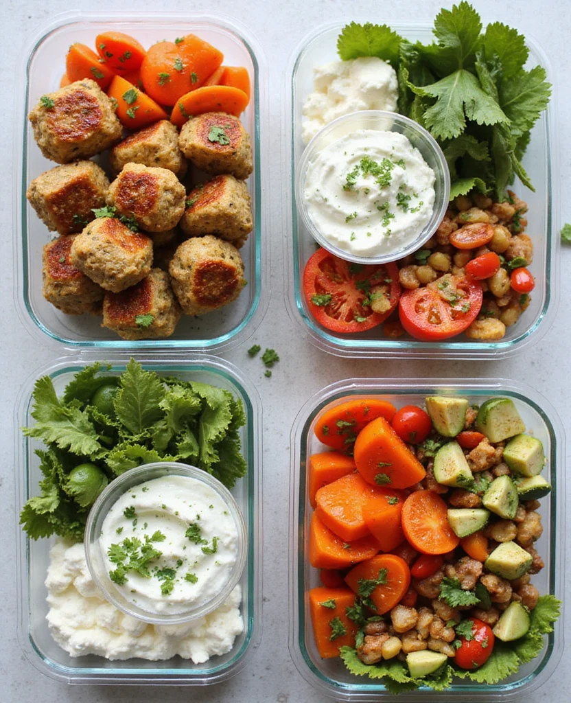 Greek Chicken Meatballs with Tzatziki (Cooling Sauce) - Step 4: Bake Meatballs 1