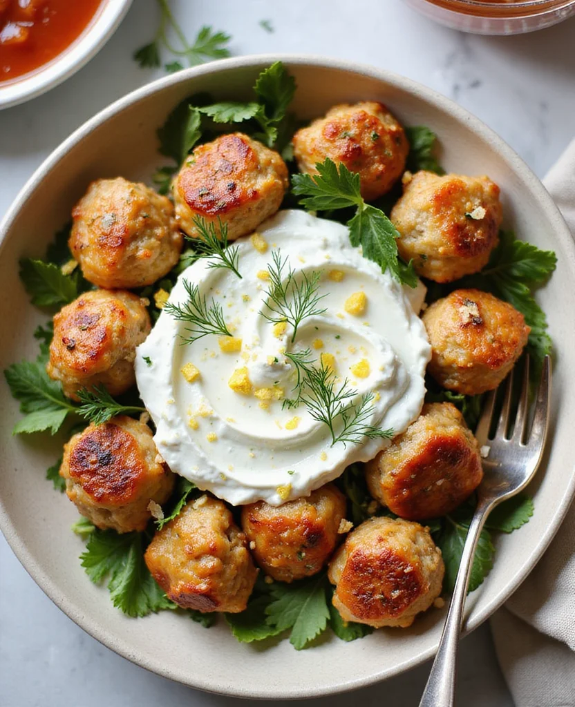 Greek Chicken Meatballs with Tzatziki (Cooling Sauce) - Step 6: Chill Tzatziki 1