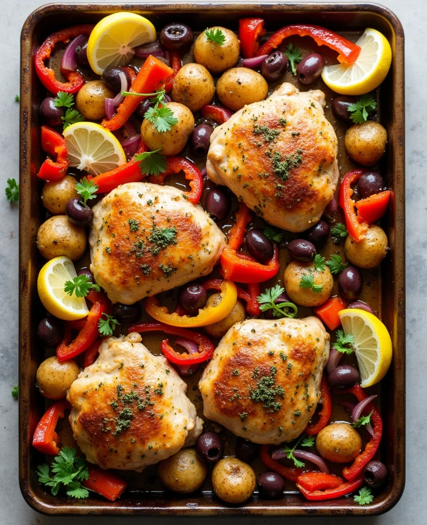 Greek Chicken Sheet Pan Dinner (One-Pan Magic) - Step 2: Slice Vegetables 1