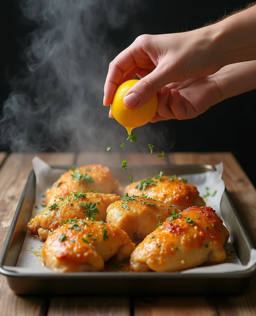 Greek Chicken Sheet Pan Dinner (One-Pan Magic) - Step 7: Check Doneness 1