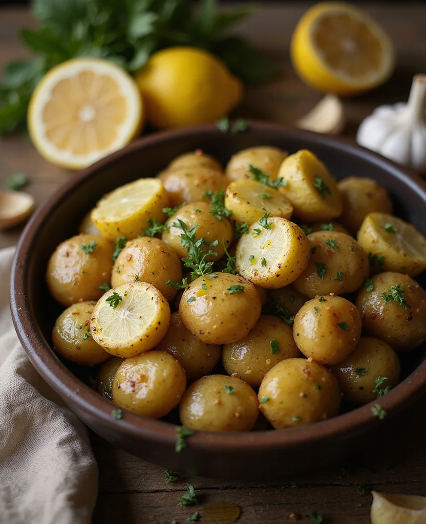 Greek Lemon Potatoes (Tender & Tangy) - Step 4: Prepare the Lemon Mixture 1