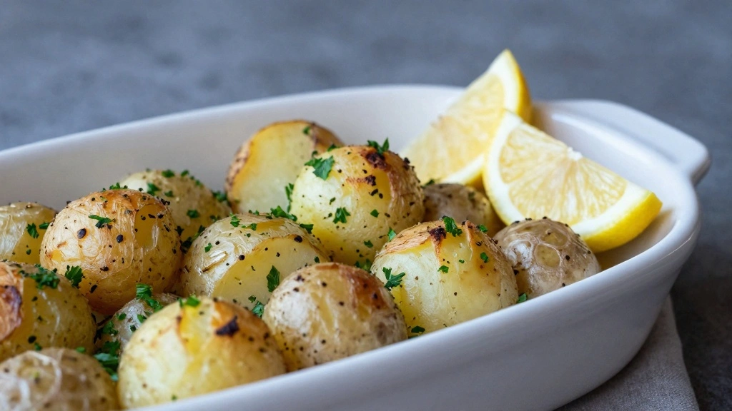 Greek Lemon Potatoes (Tender & Tangy) - Step 8: Serve and Garnish 1