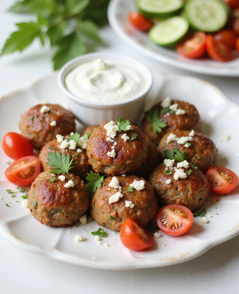 Greek Meatballs with Tzatziki Sauce (Tangy Dip) - Step 3: Chill the Mixture 1