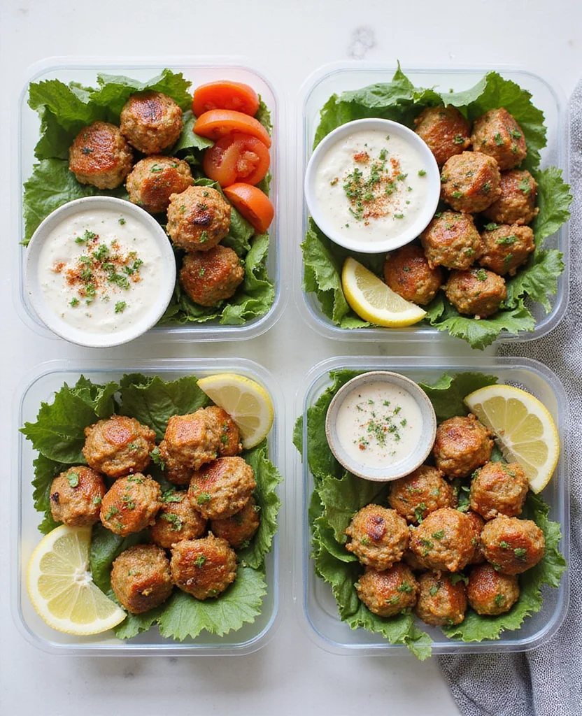 Greek Meatballs with Tzatziki Sauce (Tangy Dip) - Step 4: Shape the Meatballs 1