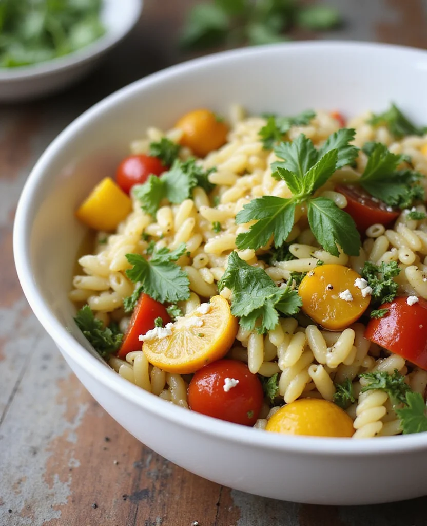 Greek Orzo Pasta Salad (Mediterranean Fresh) - Step 2: Cook the Orzo 1
