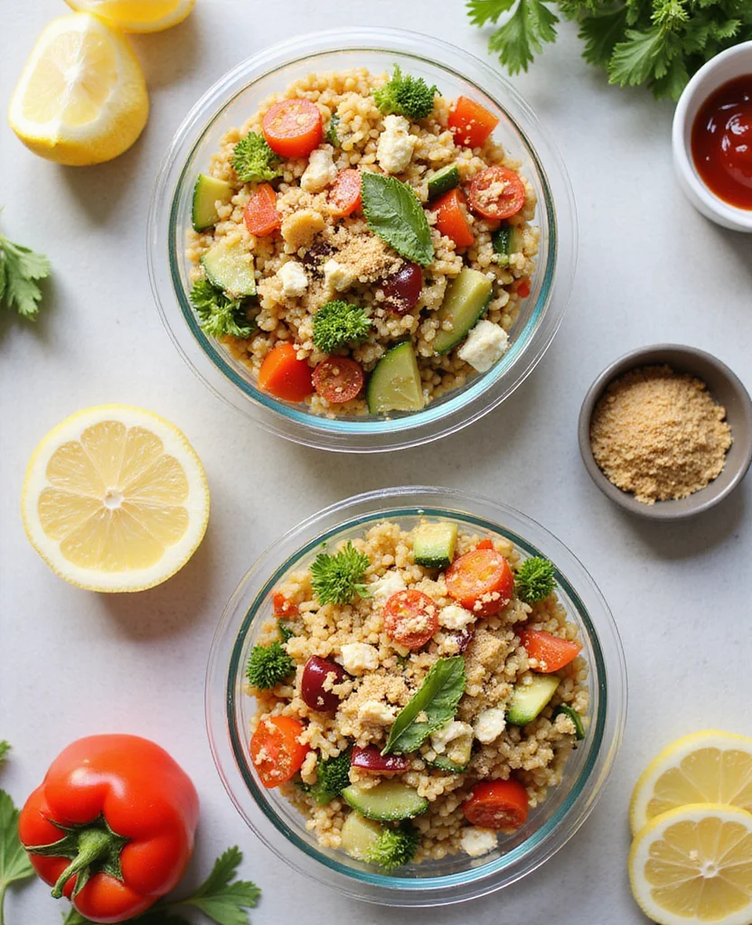 Greek Orzo Pasta Salad (Mediterranean Fresh) - Step 4: Combine the Base 1