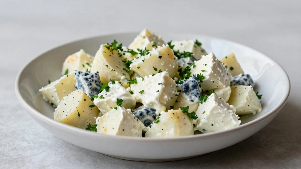 Greek Potato Salad Recipe (Warm or Cold) - Step 8: Serve or Chill 1