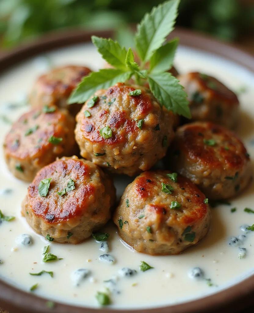 Greek Turkey Meatballs with Tzatziki (Light Option) - Step 2: Mix Meatball Ingredients 1