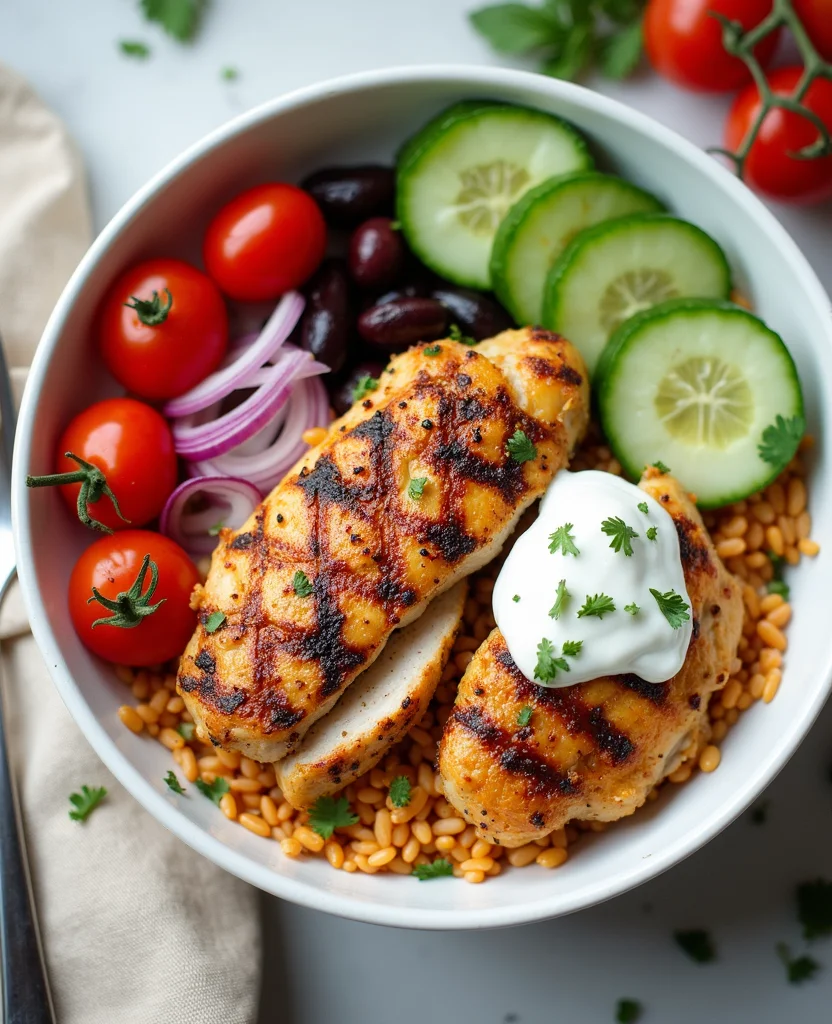 Healthy Greek Chicken Bowls (Balanced Nutrition) - Step 1: Prepare Ingredients 1