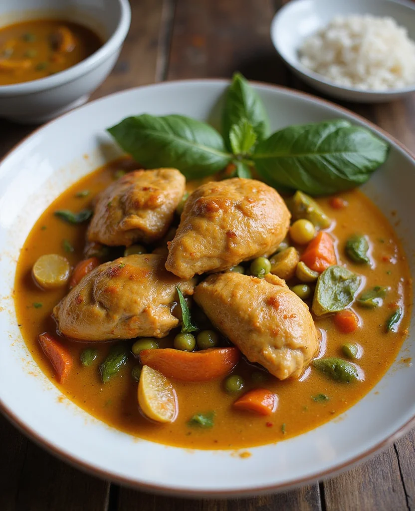 Poulet au Curry Thai (French-Thai Fusion) - Step 1: Prepare Ingredients 1