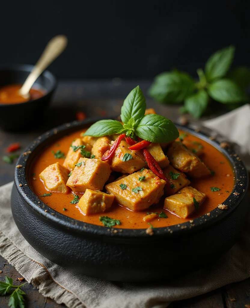 Poulet au Curry Thai (French-Thai Fusion) - Step 6: Prepare the Sauce 1