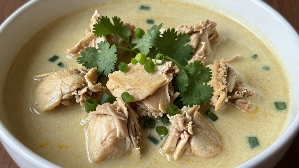 Thai Chicken Curry Soup (One-Pot Wonder) - Step 8: Garnish and Serve 1