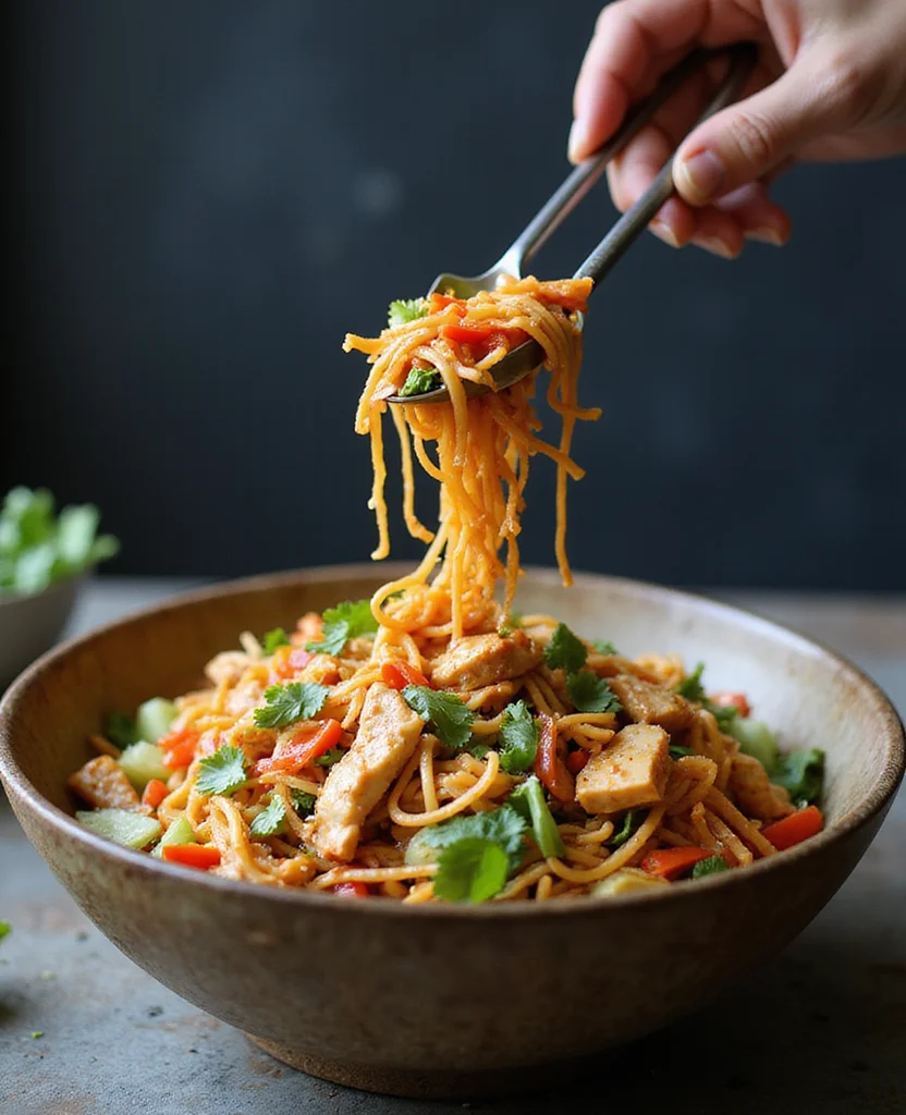 Thai Chicken Noodle Salad (Warm & Tangy) - Step 3: Prepare the Sauce 1