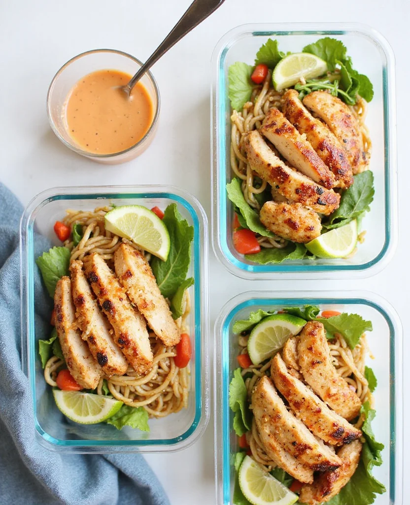 Thai Chicken Noodle Salad (Warm & Tangy) - Step 4: Stir-Fry the Chicken 1