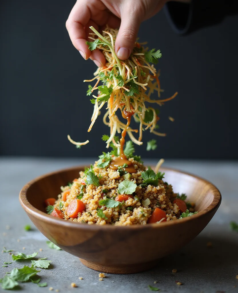 Thai Quinoa Salad (Healthy & Protein-Packed) - Step 3: Prepare Vegetables 1