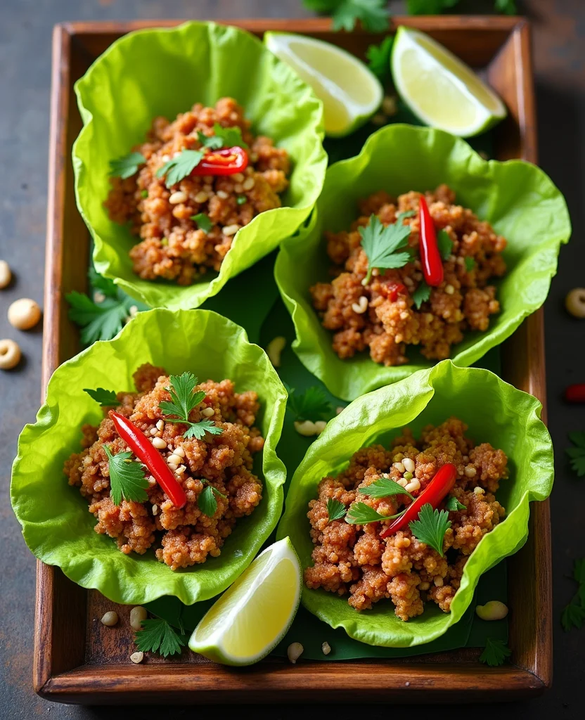 Thai Turkey Lettuce Wraps (Lean & Fresh) - Step 1: Gather Ingredients 1