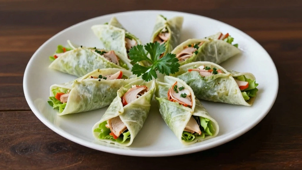 Thai Turkey Lettuce Wraps (Lean & Fresh) - Step 9: Serve and Garnish 1